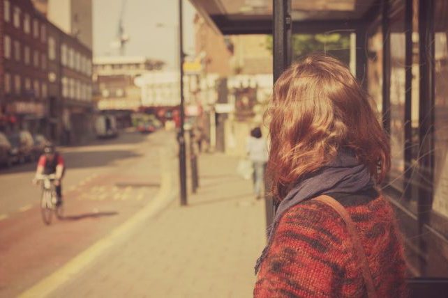 woman walking