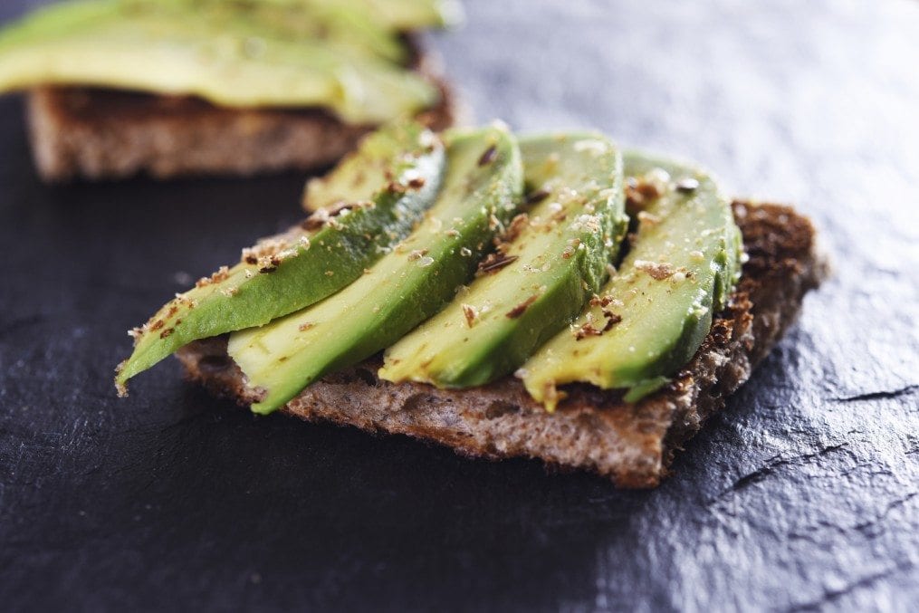 bread with avocado