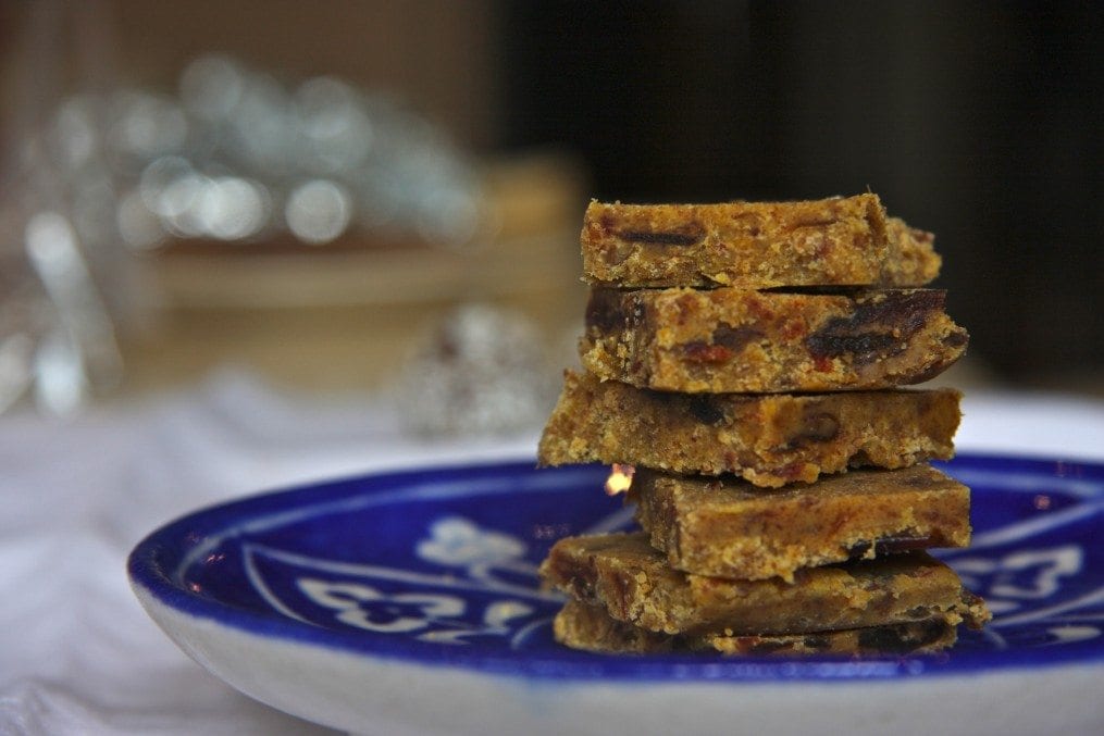 Ginger fudge flapjacks